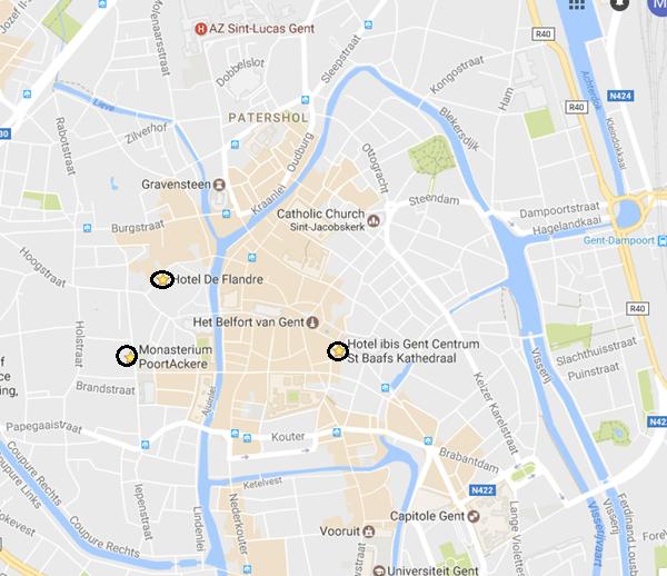 Locaties Gent